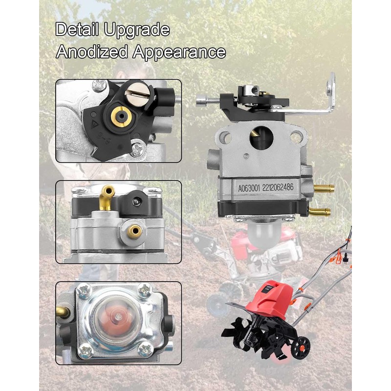 NTSUMI Carburetor Carb Replace A063001 Compatible with Legend Force 46cc