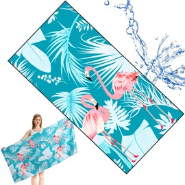 HGSHUO Beach Towel Microfibre Towel Bath Towel Large Sauna Towel Beach Towels Sand-Free Quick Drying Lightweight and Thin Portable Sauna Towel Bath Towel Travel Beach Sauna Beach Towel A