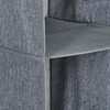 Relaxdays Wardrobe Hanging Shelf, 6 Compartments, Fabric, 92 x 15.5
