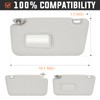 Youxmoto Left Driver Side Sun Visor for Subaru Forester 2009