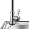 Wall Mount Bathroom Corner Sink,Kitchen Washbasin Single Sink with Faucet