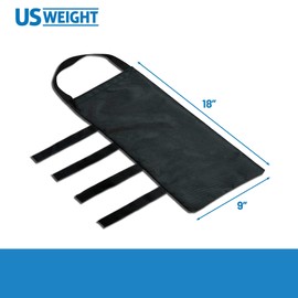 US Weight Heavy Duty Fillable Canopy Weight Bags (Fills up to 100lbs) for Tent Weights, Gazebo Canopy Weights, Canopy Sand Bags Set of 4, Black (Sand Not Included)