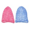 WOFASHPURET 2pcs Mesh Crochet Hair Net,Knit Women Hairnet Snoods Cover