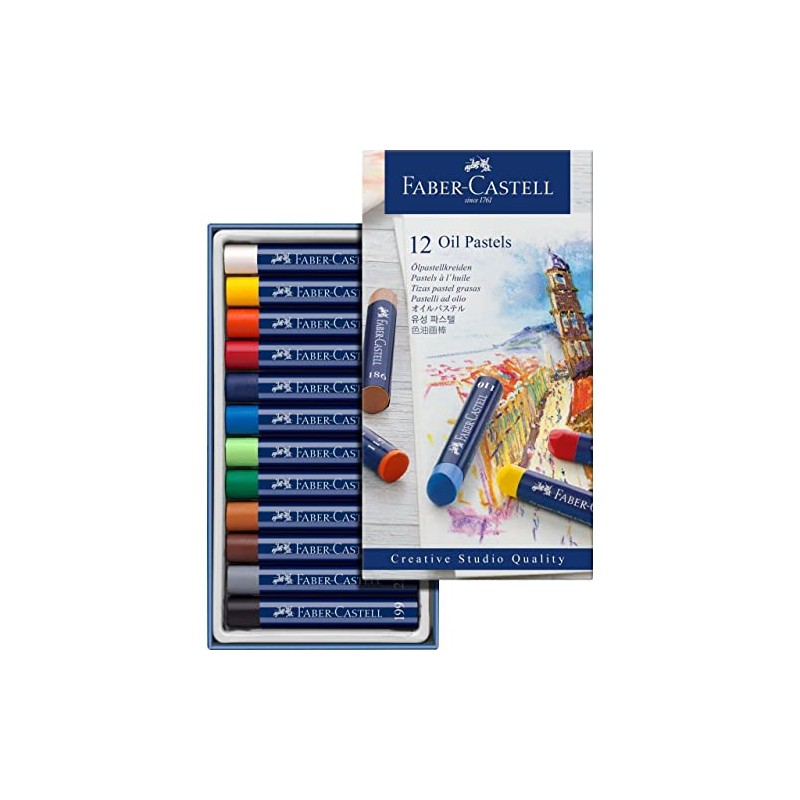 Faber-Castell Creative Studio ™ Pastel Chalk, 12 Assorted Colours in