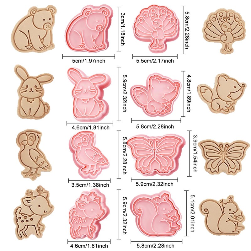 Cookie Cutter Set (Small Forest Animals)