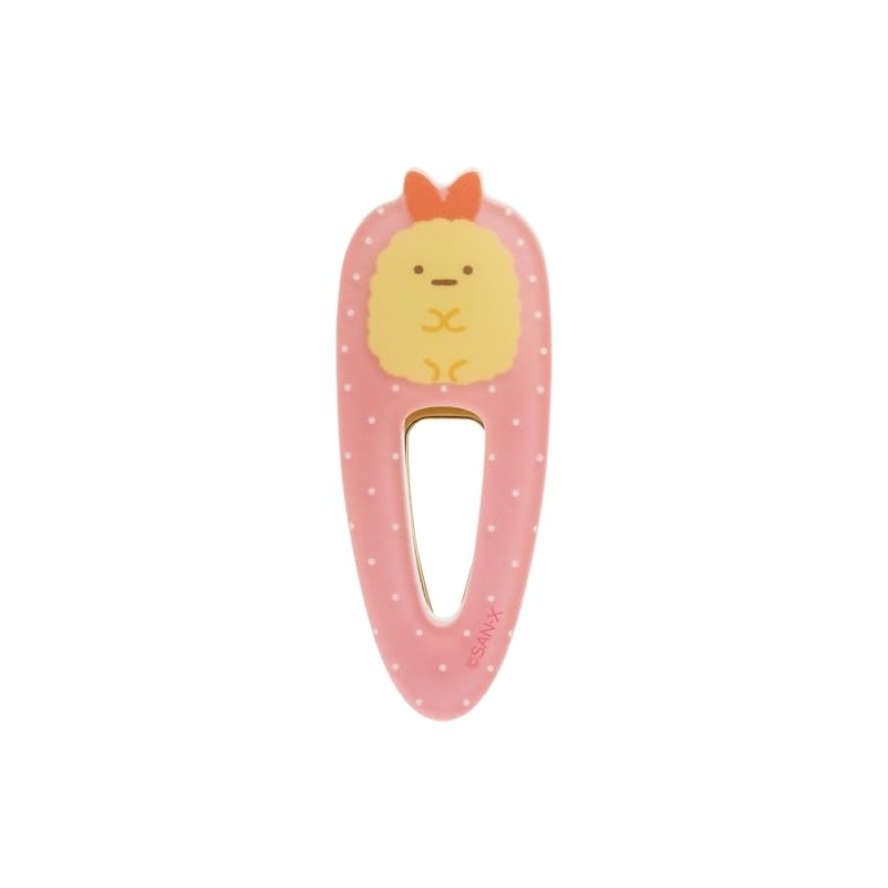 San-X FE40907 Sumikko Gurashi Hair Clip, Shrimp Furano Tail, Acrylic