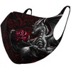 Spiral - Dragon Rose - Everyday mask, black