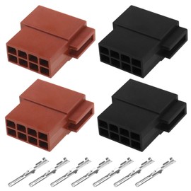 VGOL 4PCS 16 Pin Car Audio Wiring Harness Connector Plug with 32PCS Mini ISO Contacts Terminals Car Stereo Radio Cable Adapter Lead Connector