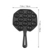 MUCKLILY Cast Iron Takoyaki Baking Pan 12-Cup Octopus Meatball Mold