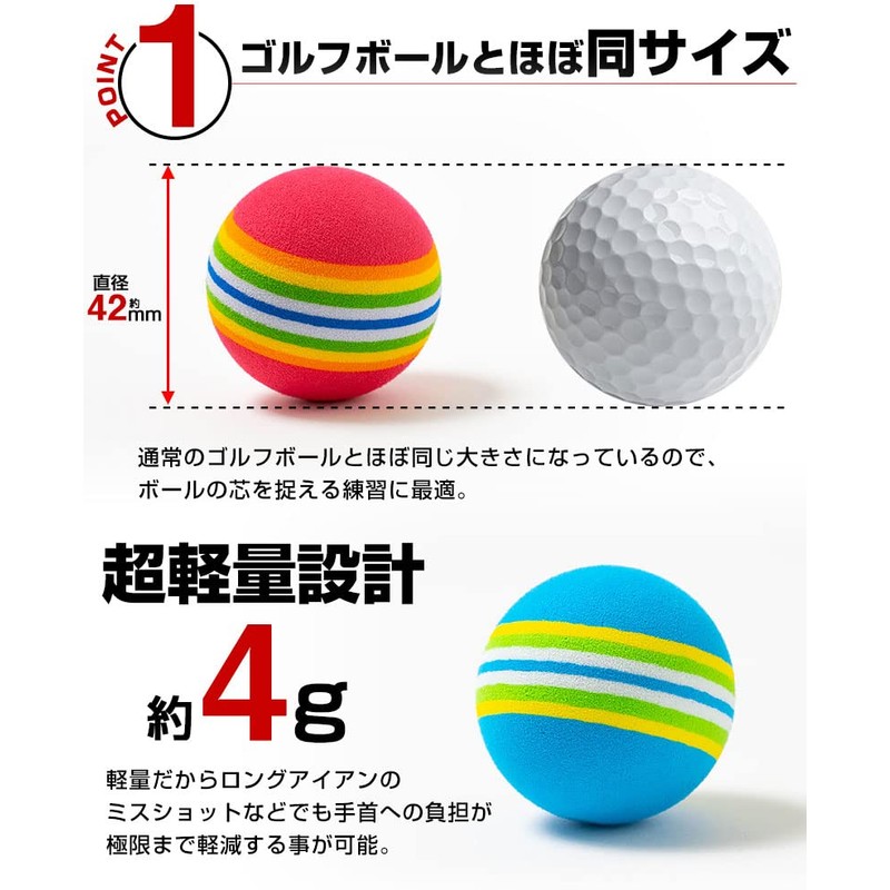Soft Golf Balls 30-Piece Set for Practice Indoor Practice Golf
