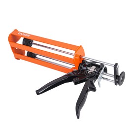 DAFEIKE 20oz 22oz Epoxy Gun Dual Cartridge Gun Epoxy Anchoring Adhesive Applicator for Dual Component 600ml 650ml, Orange