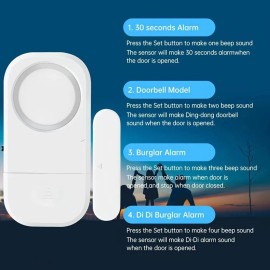 Sensor Para Puertas, Alarma Fuerte 5 Piezas Para Casa