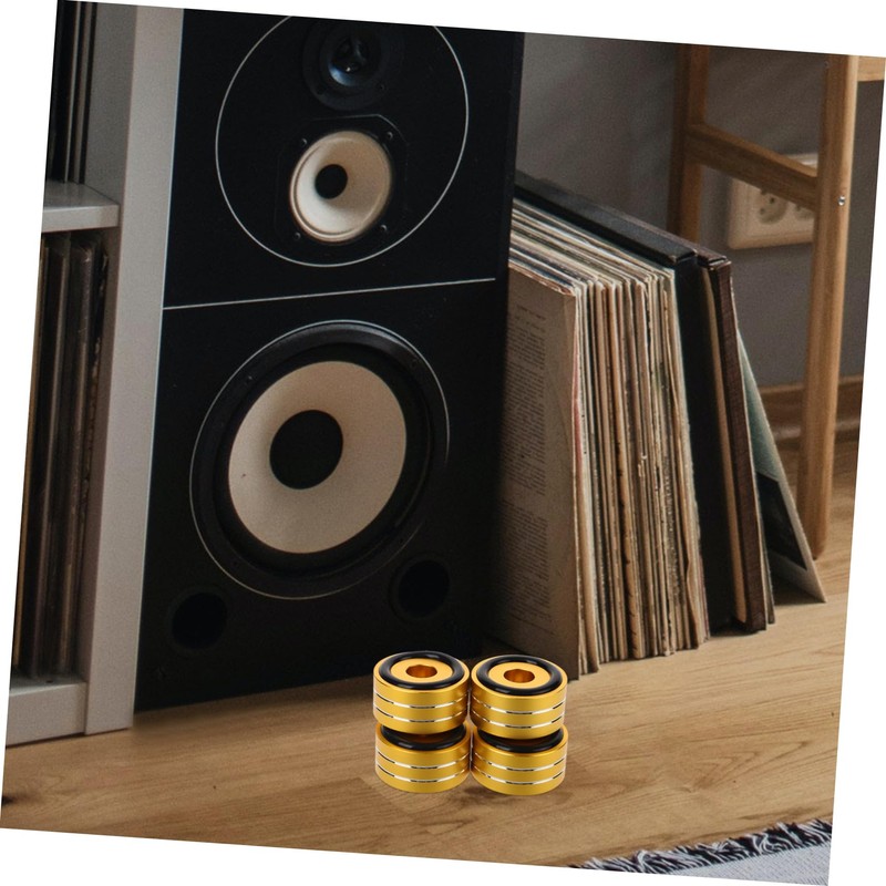 LABRIMP 4 Sets Speaker Cabinet Feet Pads Slip Ring Isolating