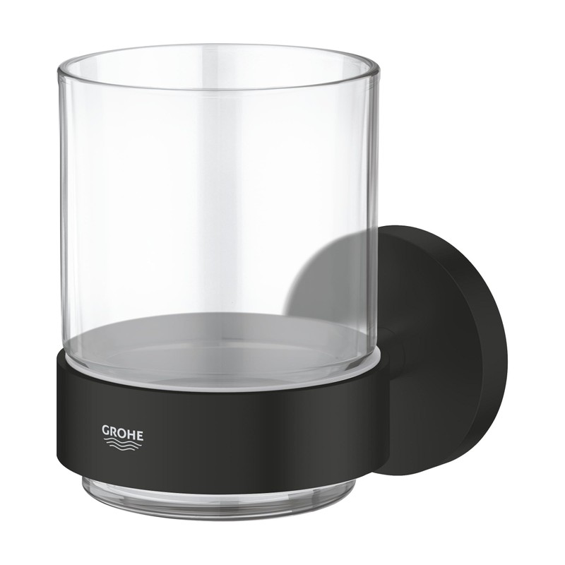 Grohe Glass w/Holder Start Holder (Material: Glass and Metal, Concealed