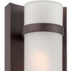 Homeroots Bronze and White Glass Wall Sconce