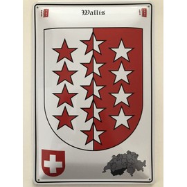 Generic Tin Sign 20 x 30 cm Wallis Crest Sign