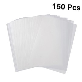KONTONTY 150Pcs Tracing Paper Transparent Sketching Paper for Art Craft and Copying Durable Safe Material for Calligraphy and Engineering Drawing