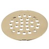 TRUSTMI 4-1/4 Inch Snap-in Shower Floor Drain Replacement Cover, Brushed