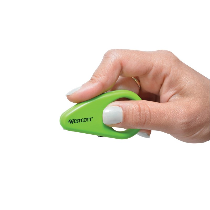 Westcott Compact Fixed Box Opener, Uses Slice Ceramic Blades (16473)