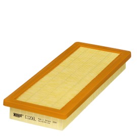 HENGST Air Filter Type E1206L - Air Filter Insert for Cars - Air Filter Car, Car Spare Parts, Car Air Filter, Air Filtration Automotive, Diesel Engine, Petrol Engine