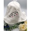 Marie of the Sheep, Imabari Towel Sauna Hat (White)