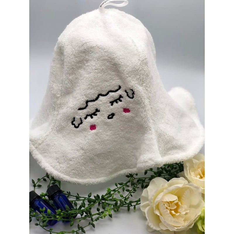 Marie of the Sheep, Imabari Towel Sauna Hat (White)