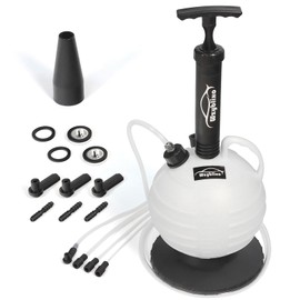 6L Vacuum Oil Extractor Pump Fluid Extractor Oil Change Pump for Automotive and Boat with 59" Main Hose,Three 41" Extension Tubes for Automotive Oil Change,A Brake Bleeding Hose for Brake Fluid Change