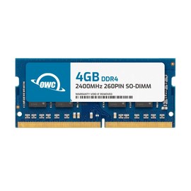 OWC 4GB DDR4 2400MHz PC4-19200 CL17 1.2V 260pin Non-ECC SODIMM Memory RAM Compatible with HP ZBook 14u G5 14u G6 15 G4 15u G5 17 G4