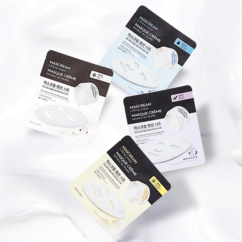 THE FACE SHOP [5EA] The Face Shop Mask Cream Tension