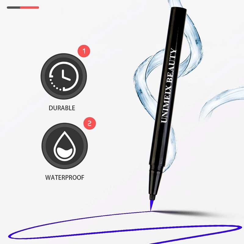 UNIMEIX Liquid Liner - Waterproof Eyeliner Pen, All Day Precision,