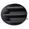 TRQ Front Right Fog Light Hole Cover Black Passenger Side