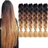 Braiding Hair Extensions Ombre Brown Professional High Temperature Braids Hair