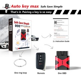 Remote Key Fob Replacement, Programmable Keyfob, Replacement Car Keys and Fob for 2013-2018 Lexus ES350 GS350 GS450H Smart Remote HYQ14FBA 281451-0020