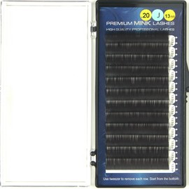 Premium Mink Lashes J-Curl (0.20mm x 13mm) by Professional Lashes