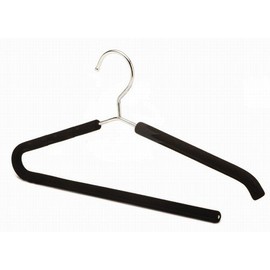 Only Hangers Foam Padded Black Suit Hanger - Pack of (10)