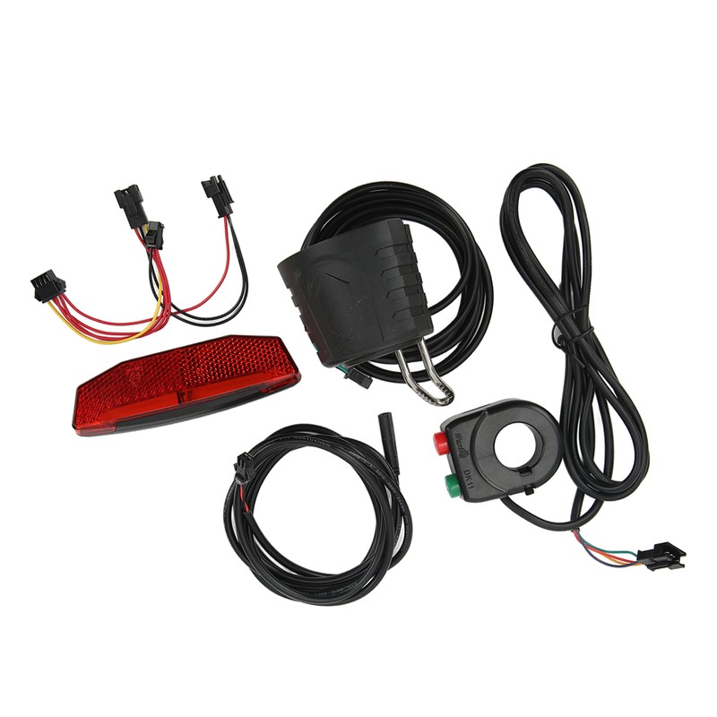 Electric Bike QD168 Front Light DR001 Rear Light Set with