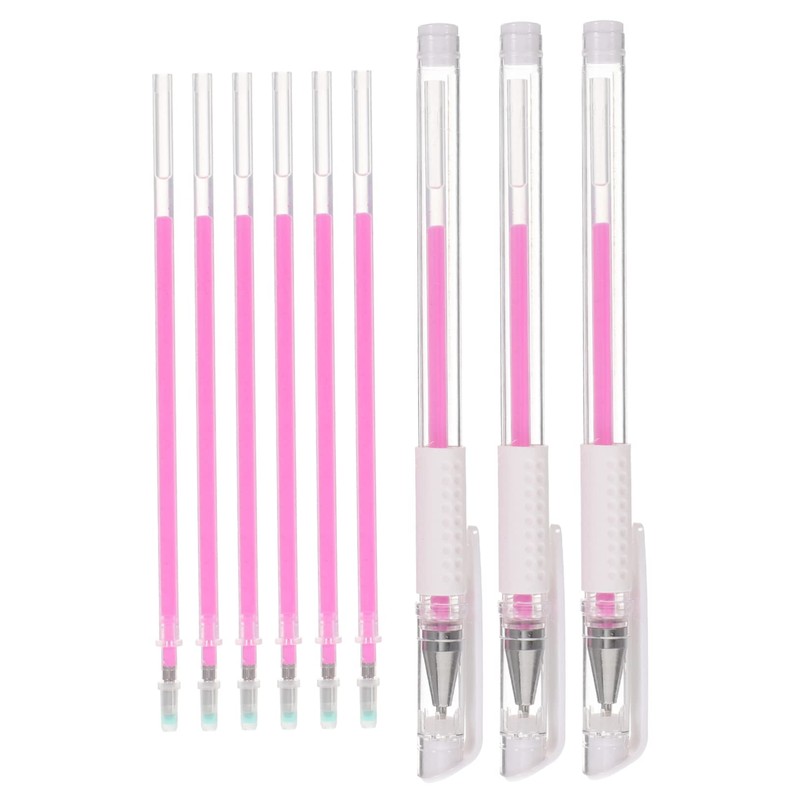 NUOBESTY 2 Sets Professional Tattoo Eyebrow Pen Mapping Tool Long