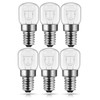 LAMARE Pack of 6 Bulbs - E14 15W Warm White