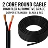 Automotive Round Twin 2 Core Cable 12V/24V Thin Wall Wire