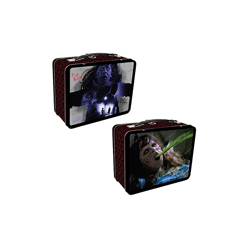 Factory Entertainment 408687 The Exorcist Tin Tote Collectible, Metal, Red,