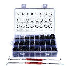 1200Pcs Sealing Ring Set Nitrile Rubber High Temperature Resistant Waterproof O Ring Assortment Kit