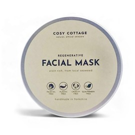 Cosy Cottage Aloin-Rich Regenerative Face Mask - 100ml | Nourishing, Soothing and Anti-Aging | Aloe Vera and Kelp Extracts | Ideal for Dry Skin, Rosacea, Eczema and Psoriasis | Plastic-Free, Sustainab