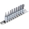 BGS 2166 Bit Insert Set, 6.3 mm (1/4"), Hex Socket,