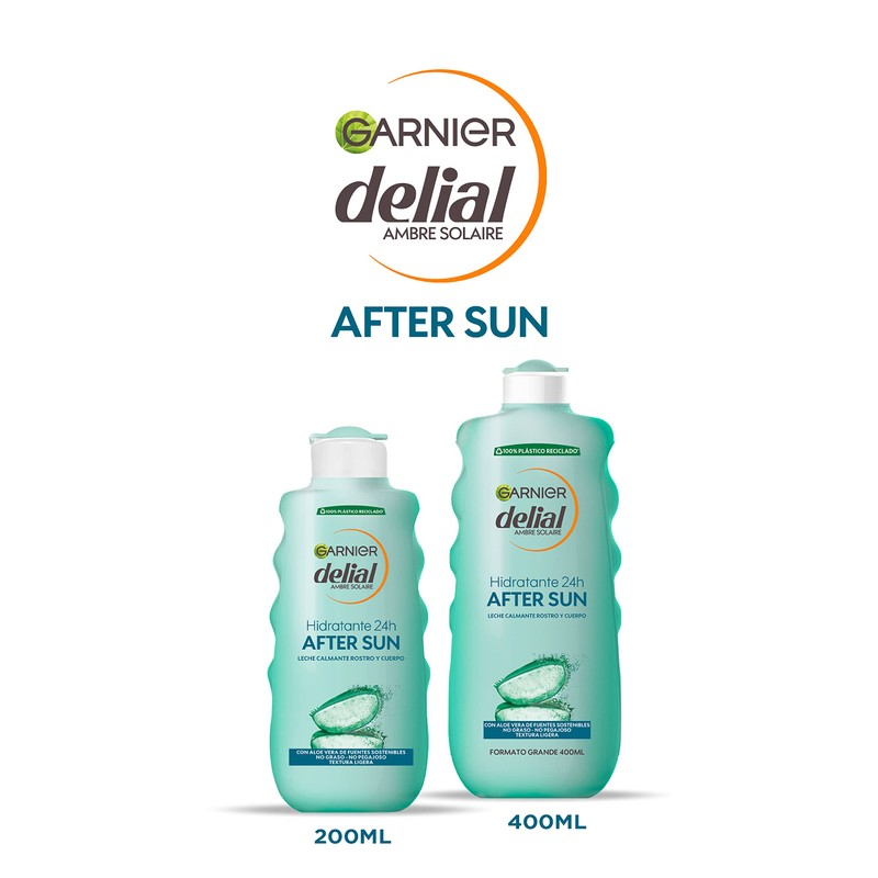 Garnier Delial After Sun Leche Hidratante Calmante with Aloe Vera