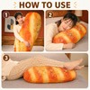 20cm Realistic Bread Plush Pillow – Soft Stuffed Hug Pillow