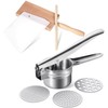 4 Pieces Gnocchi Board Set, Includes Plastic Trapezoidal Baking Scraper,