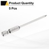 sourcing map 5pcs Ball End Hex Screwdriver Bit H1.5 (1.5mm)