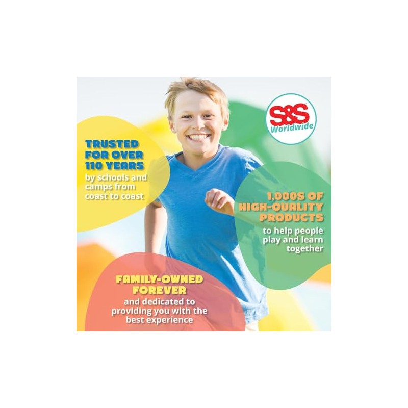 S&S Worldwide Color Splash Square Plastic Tile Assortment, 3/8" Length,
