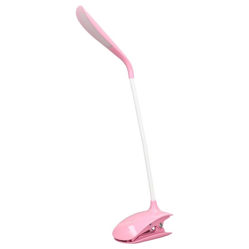 LED Desk Lamp 360° Adjustable Clip On USB Rechargeable Table