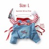 Funny Halloween Pet Costume for Dogs – Striped Jumpsuit with